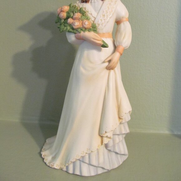 Home Interiors Homco Charlotte Rose Porcelain Lady Figurine #1468 - Picture 2 of 16
